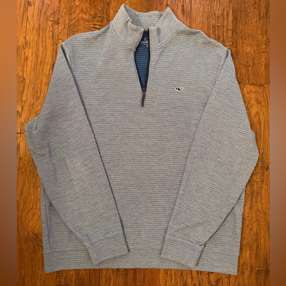 Men’s Vineyard Vines stripped 1/4 Zip | XL